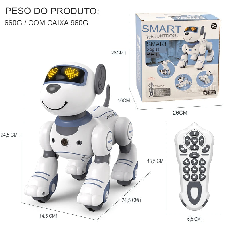 RB PetBot Cão Inteligente - modelo 02 - controle remoto