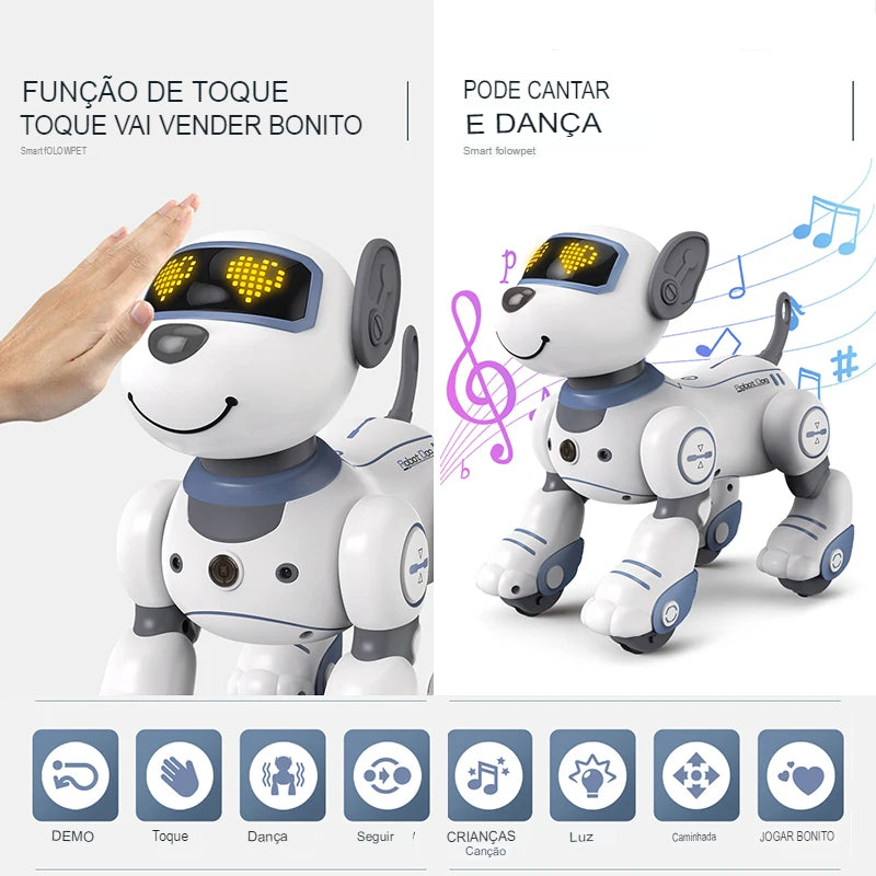 RB PetBot Cão Inteligente - modelo 02 - controle remoto