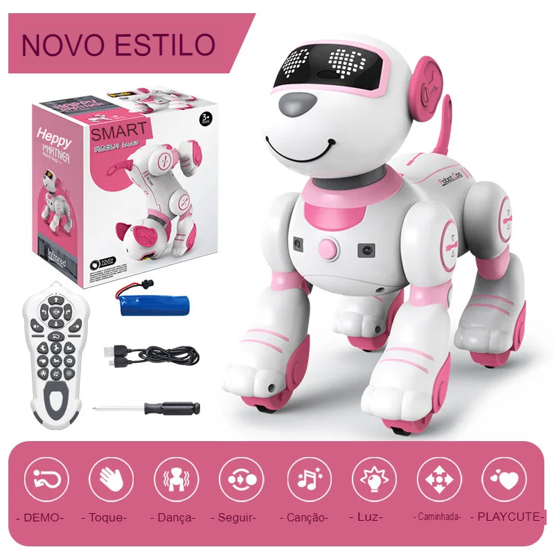 RB PetBot Cão Inteligente - modelo 02 - controle remoto