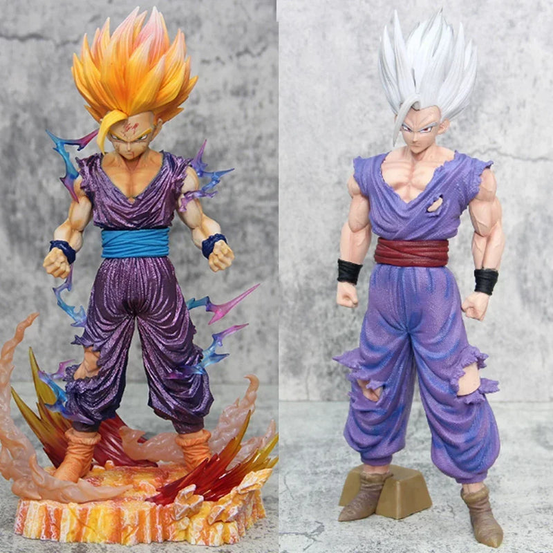 Son Gohan Action Figurine Super Saiyan 2 Cell  Dragon Ball Z Anime Figure 25cm