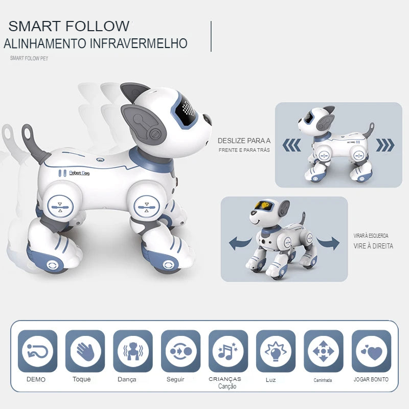 RB PetBot Cão Inteligente - modelo 02 - controle remoto