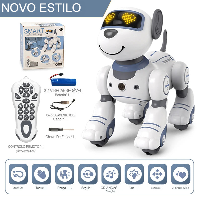 RB PetBot Cão Inteligente - modelo 02 - controle remoto