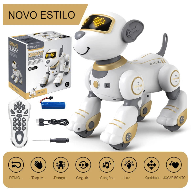 RB PetBot Cão Inteligente - modelo 02 - controle remoto