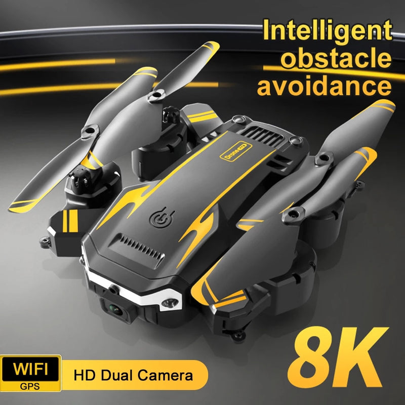 Novo Drone 8K 5G GPS Profissional HD Fotografia Aérea Evitar Obstáculos Helicóptero De Quatro Rotadores Distância RC 1000M