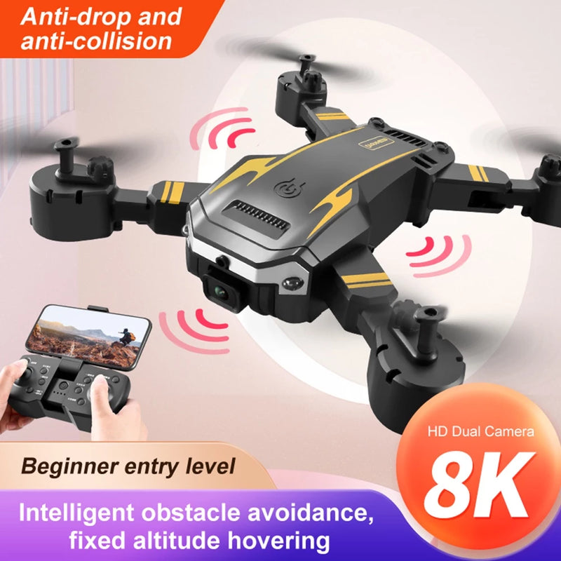 Novo Drone 8K 5G GPS Profissional HD Fotografia Aérea Evitar Obstáculos Helicóptero De Quatro Rotadores Distância RC 1000M